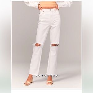 Abercrombie & Fitch ultra high rise ankle straight